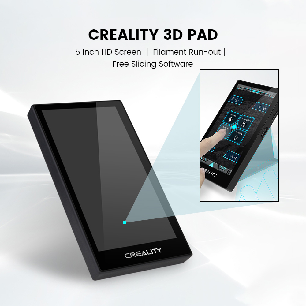 [Creality 3D PAD] 5 Inches HD Panel Screen, Upgraded Touch Screen
