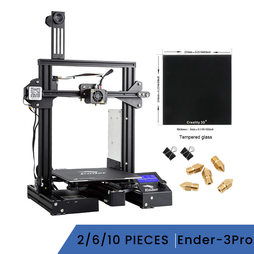 [2/6/10 PACKS]Ender 3 Pro 3D Printer Removable Build Surface Plate
