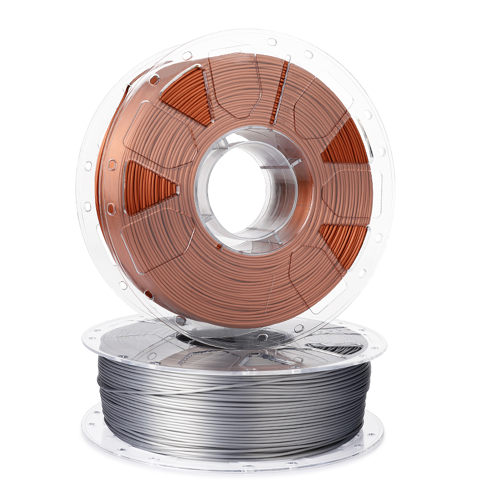 Buy Silk PLA Filament, Silky Shiny Silver, Silk Metal Copper 1.75mm PLA 1KG