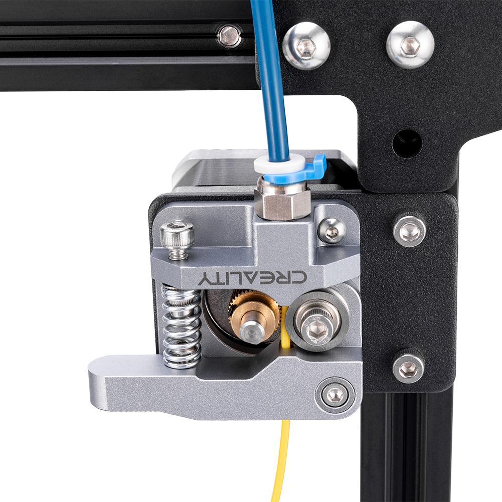 Upgraded Creality Ender 3 All Metal MK-8 Extruder Feeder Drive1.75mm  Filament for Ender 3 Pro, Ender 5/5 Plus/Pro, CR-10 Series, CR-10S, CR  20/20 Pro 3D Printer, Gray Aluminum Block Bowden Extruder 