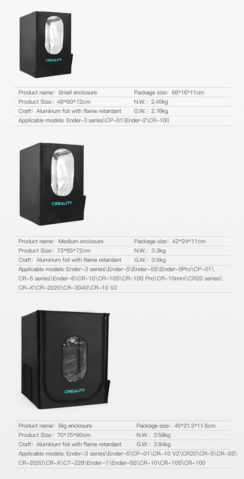 Creality Medium Enclosure For Ender 5pro Ender 3max Cr 10 Series